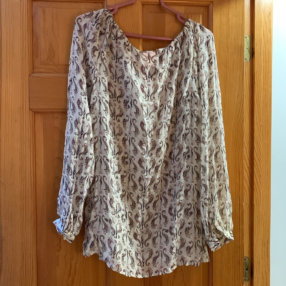Tory Burch Seahorse Tunic - Size 12 - Picture 8 of 8